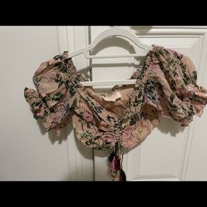 Rococo Sand Cropped Top - Size S